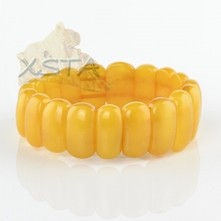 Baltic amber massive beads butterscotch bracelet